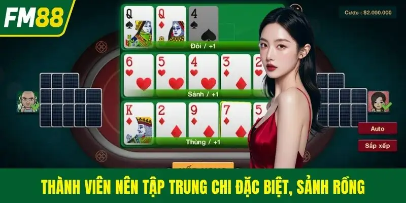 Thành viên nên tập trung chi đặc biệt, sảnh rồng